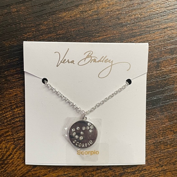 Vera Bradley Jewelry - Vera Bradley Scorpio Necklace,‎ Silver Tone, NWT